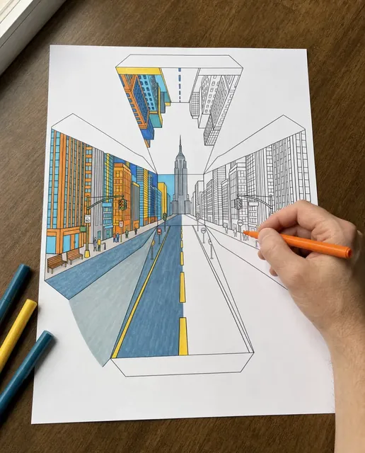 Pintas la escena con los colores del salón